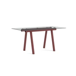 HAY Dining Tables*Boa | Table | Glass/Burgundy - L 220