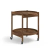 Brdr. Krüger Coffee Tables*Bolling Tray Table O 50 | Oiled Walnut