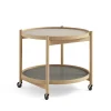 Brdr. Krüger Coffee Tables*Bolling Tray Table O 60 | Oiled Oak - Light Grey/Dark Grey