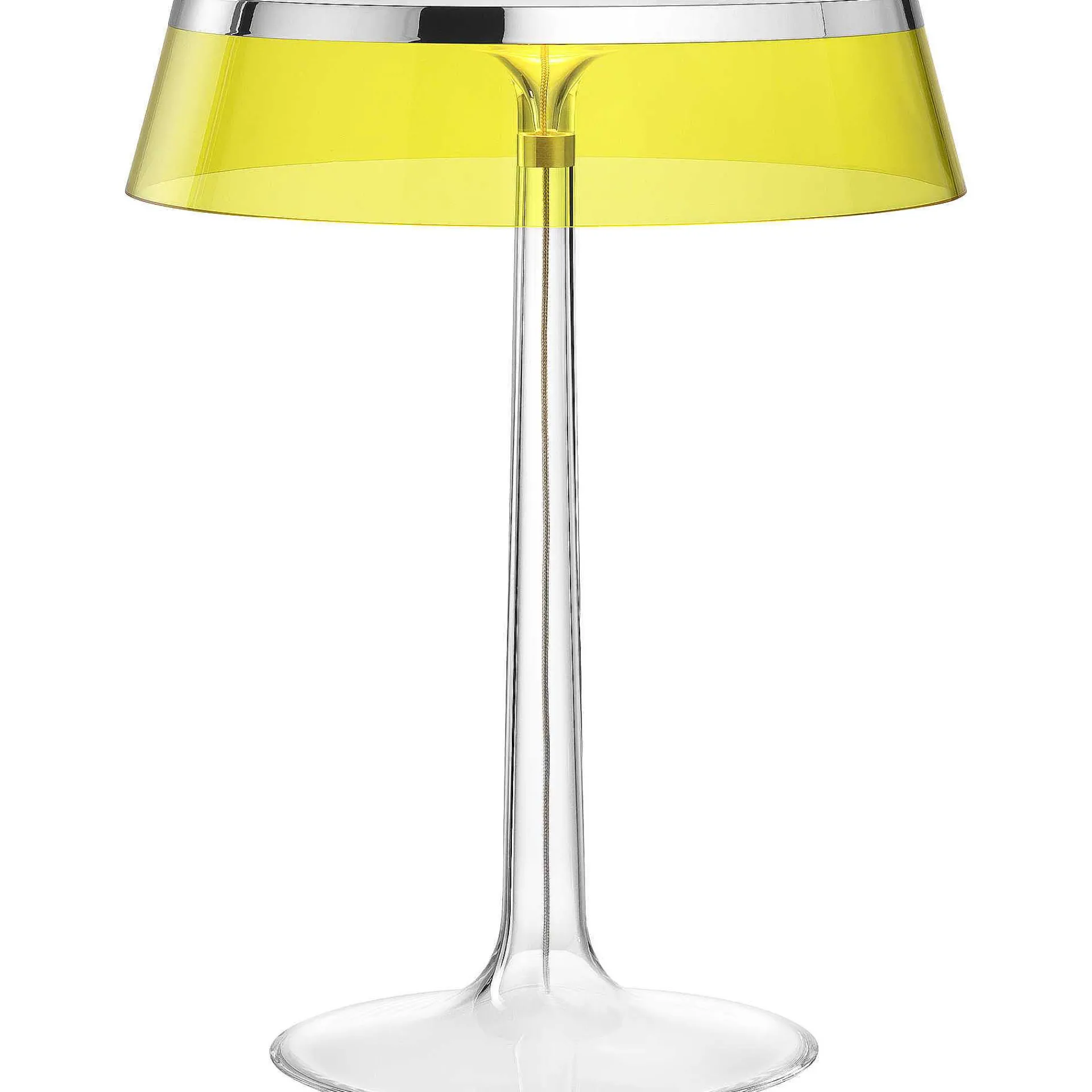 Flos Pendant Lights*Bon Jour | Chrome - Yellow Crown