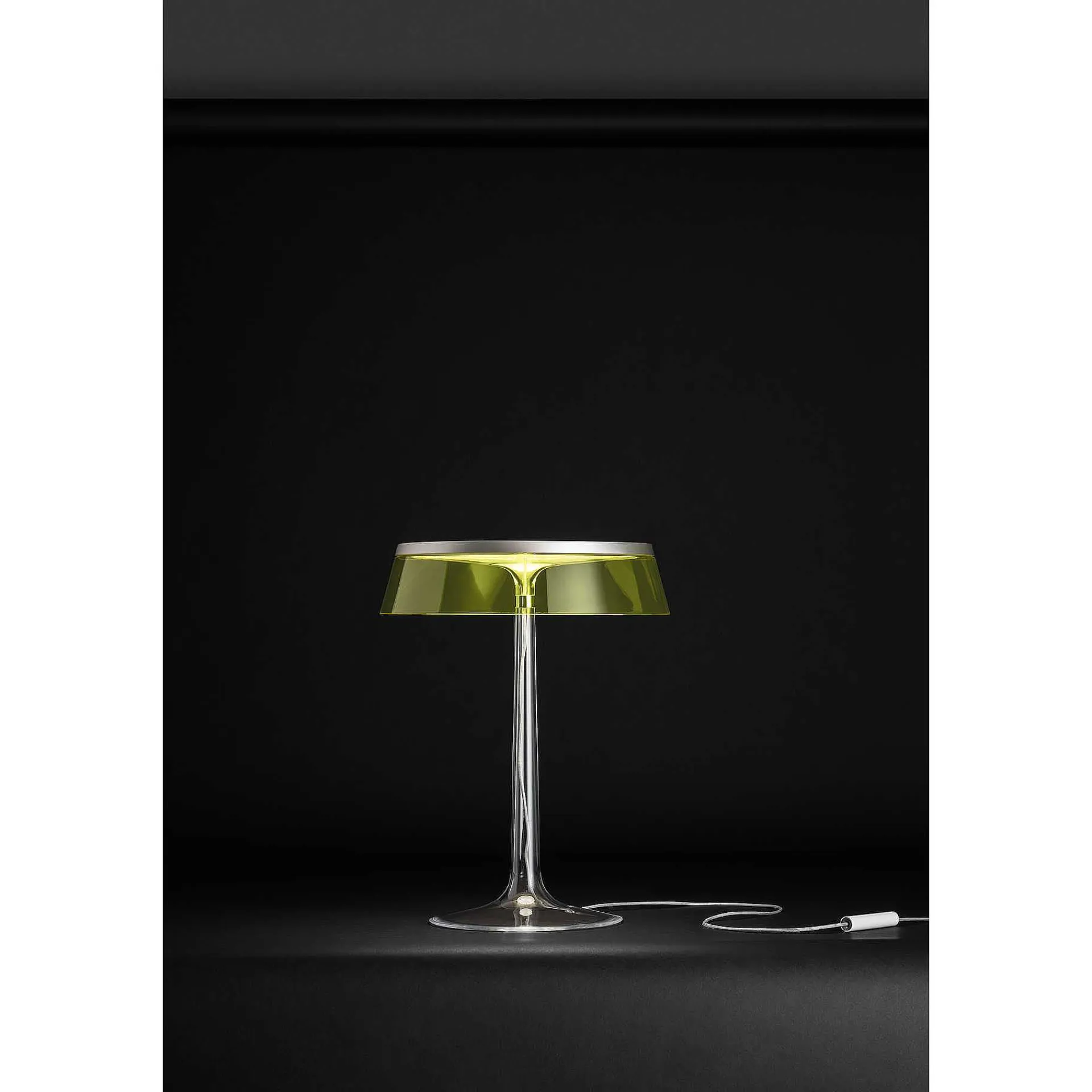 Flos Pendant Lights*Bon Jour | Chrome - Yellow Crown