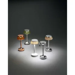 Flos Pendant Lights*Bon Jour Unplugged | Chrome - Rattan Crown