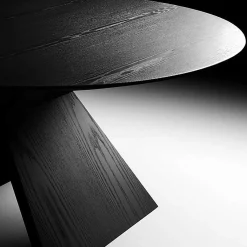 DePadova Dining Tables*Carlo - O150 | Table | Charcoal Stained Ash