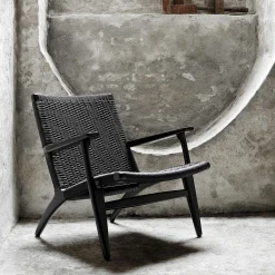 Carl Hansen & Søn Single Armchairs*Ch25 | Armchair | Oak - Black Papercord