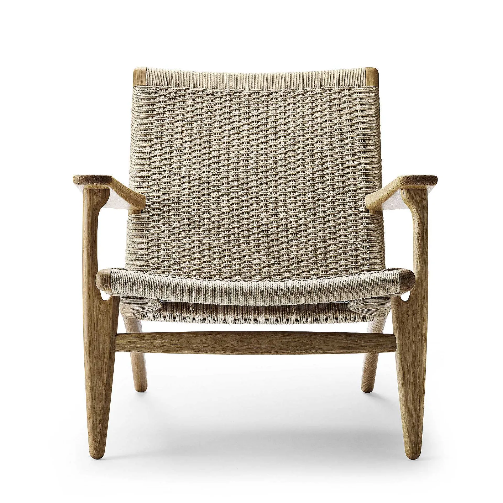 Carl Hansen & Søn Single Armchairs*Ch25 | Armchair | Oiled Oak - Natural Paper Cord
