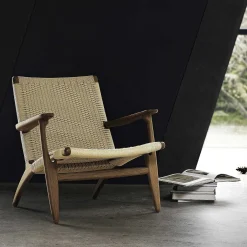 Carl Hansen & Søn Single Armchairs*Ch25 | Armchair | Walnut - Natural Papercord