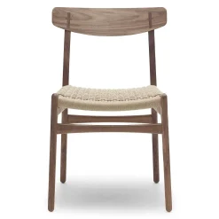 Carl Hansen & Søn Chairs*Ch23 | Chair | Oiled Walnut - Natural Paper Cord
