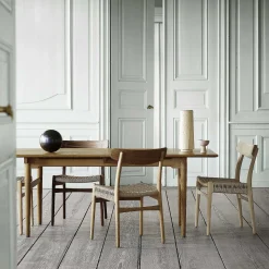Carl Hansen & Søn Chairs*Ch23 | Chair | Oiled Walnut - Natural Paper Cord