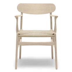 Carl Hansen & Søn Chairs*Ch26 | Chair | Soaped Oak - Natural Paper Cord