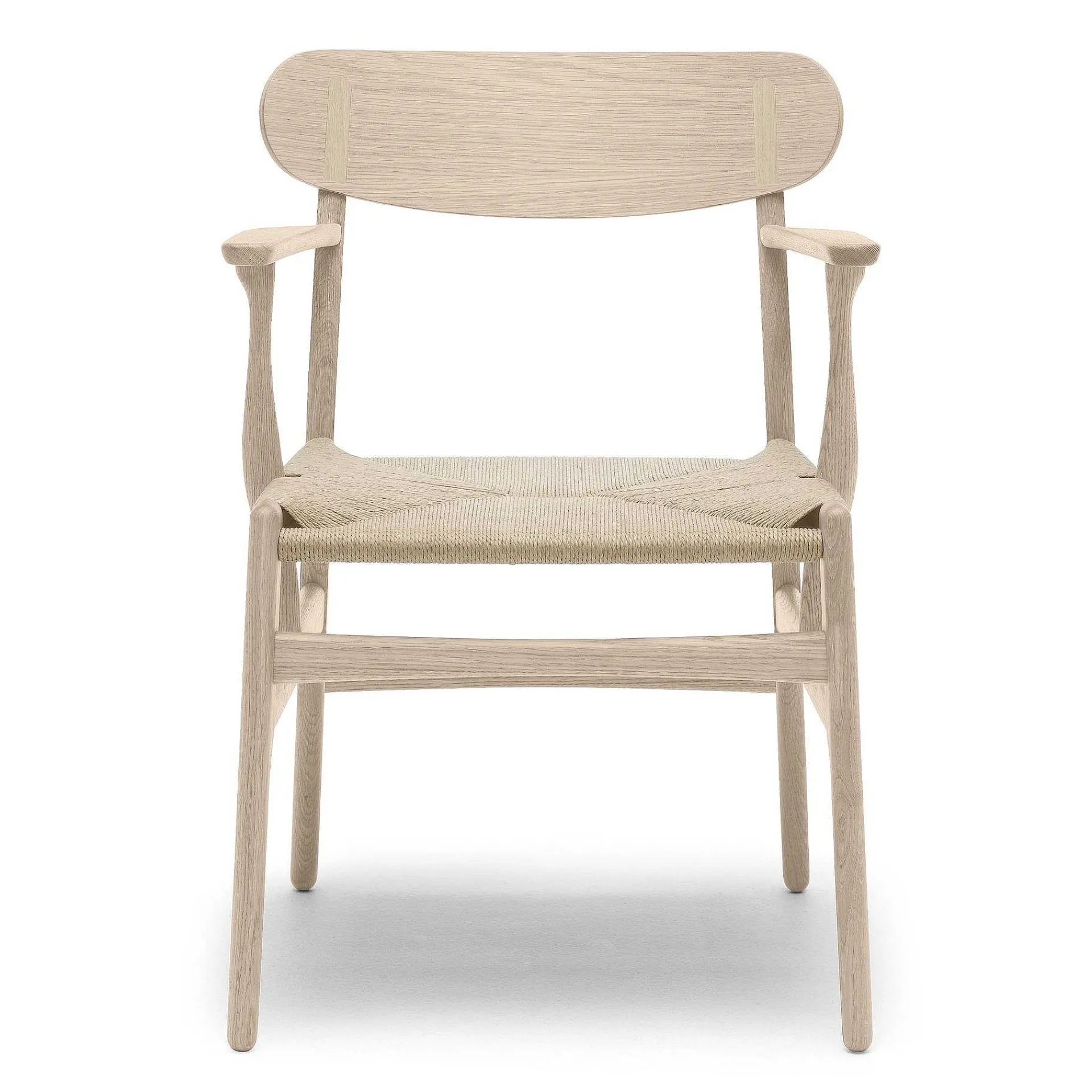 Carl Hansen & Søn Chairs*Ch26 | Chair | Soaped Oak - Natural Paper Cord