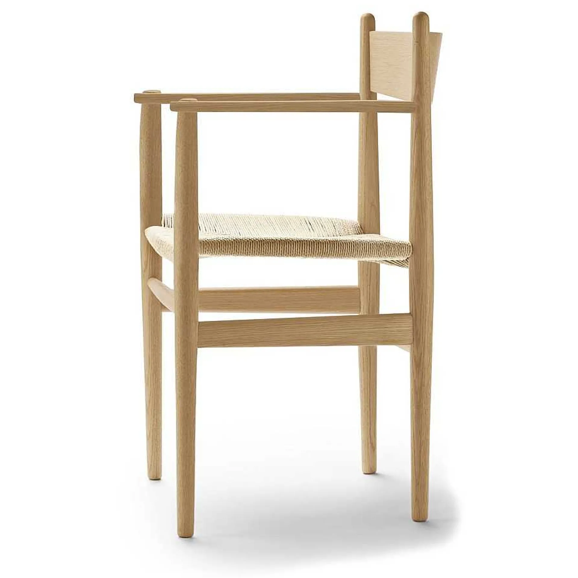Carl Hansen & Søn Chairs*Ch37 | Chair With Armrest | Oak-Paper Cord