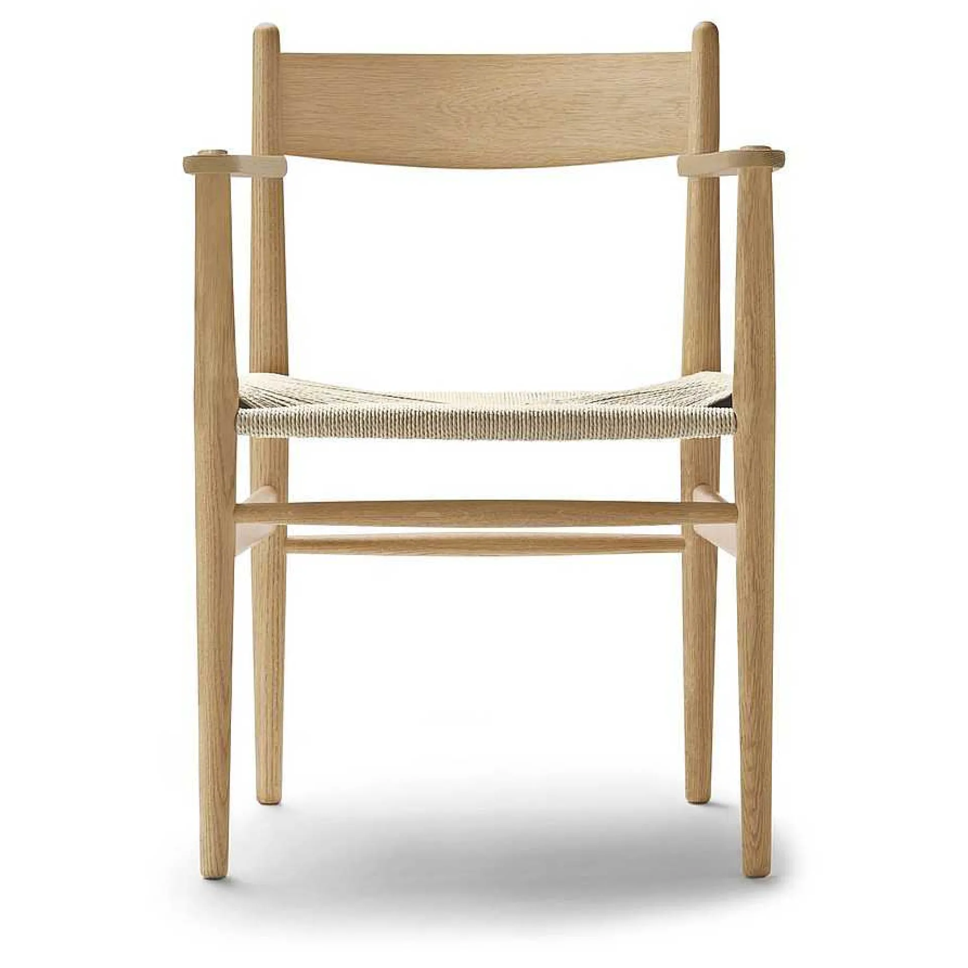 Carl Hansen & Søn Chairs*Ch37 | Chair With Armrest | Oak-Paper Cord
