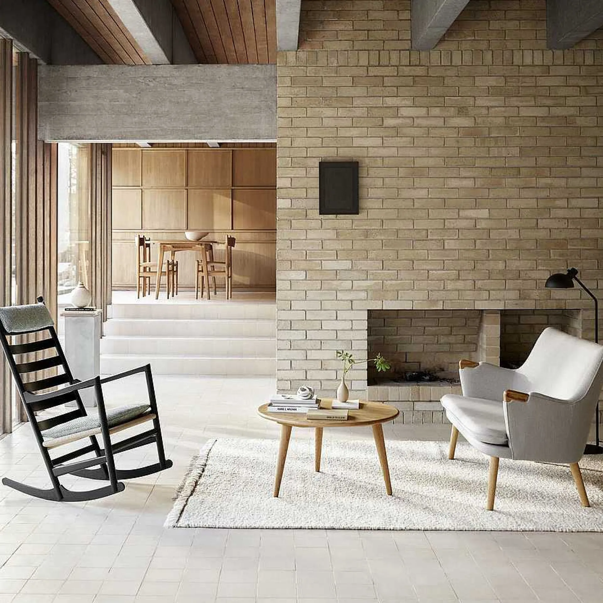 Carl Hansen & Søn Single Armchairs*Ch45 Rocking Chair