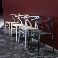 Carl Hansen & Søn Chairs*Ch24 Wishbone Chair | Beech | White - Ex Display