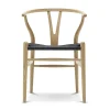 Carl Hansen & Søn Chairs*Ch24 Wishbone Chair | Lacquered Oak - Black Papercord