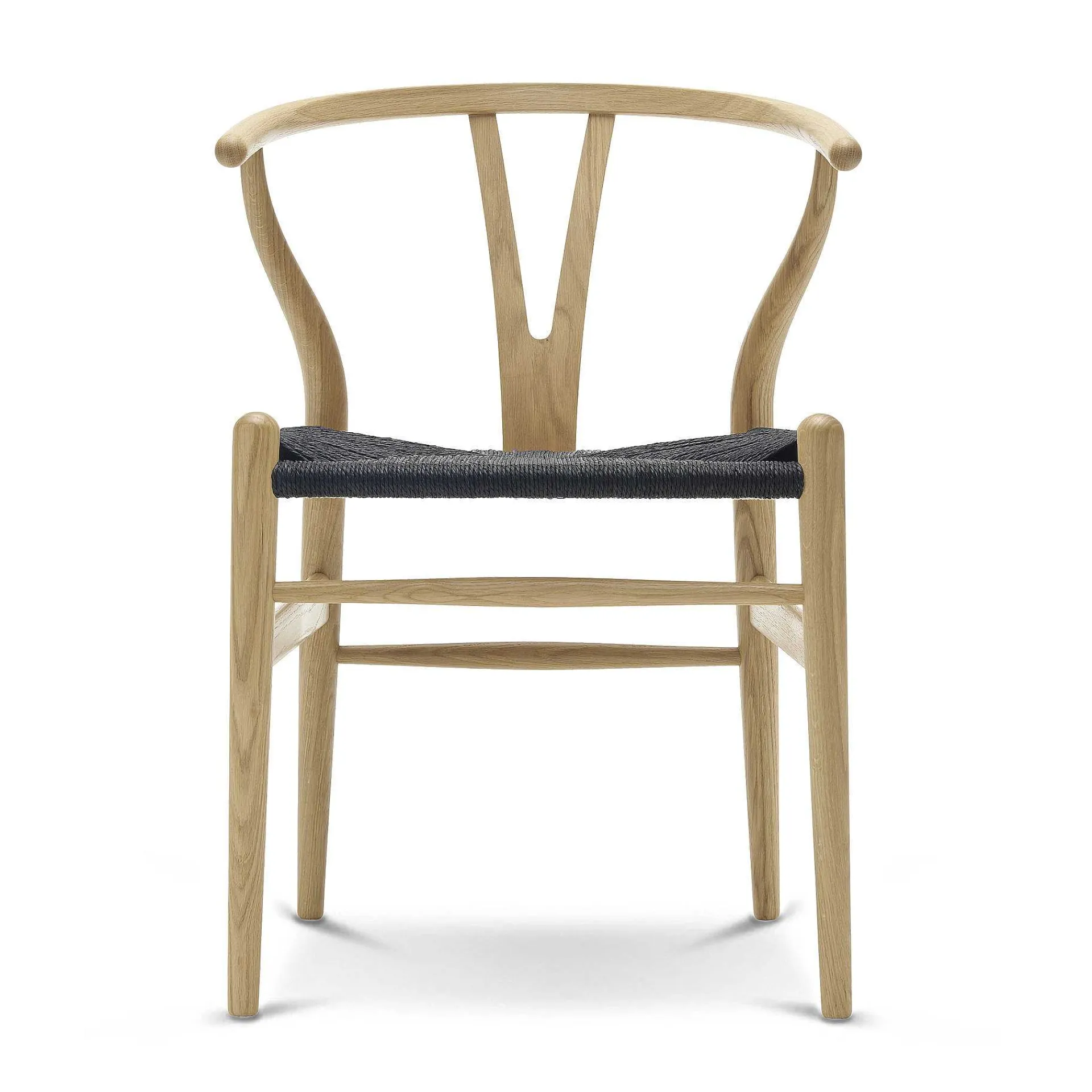 Carl Hansen & Søn Chairs*Ch24 Wishbone Chair | Lacquered Oak - Black Papercord