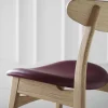 Carl Hansen & Søn Chairs*Ch30P | Chair | Oiled Oak - Amaranth Leather