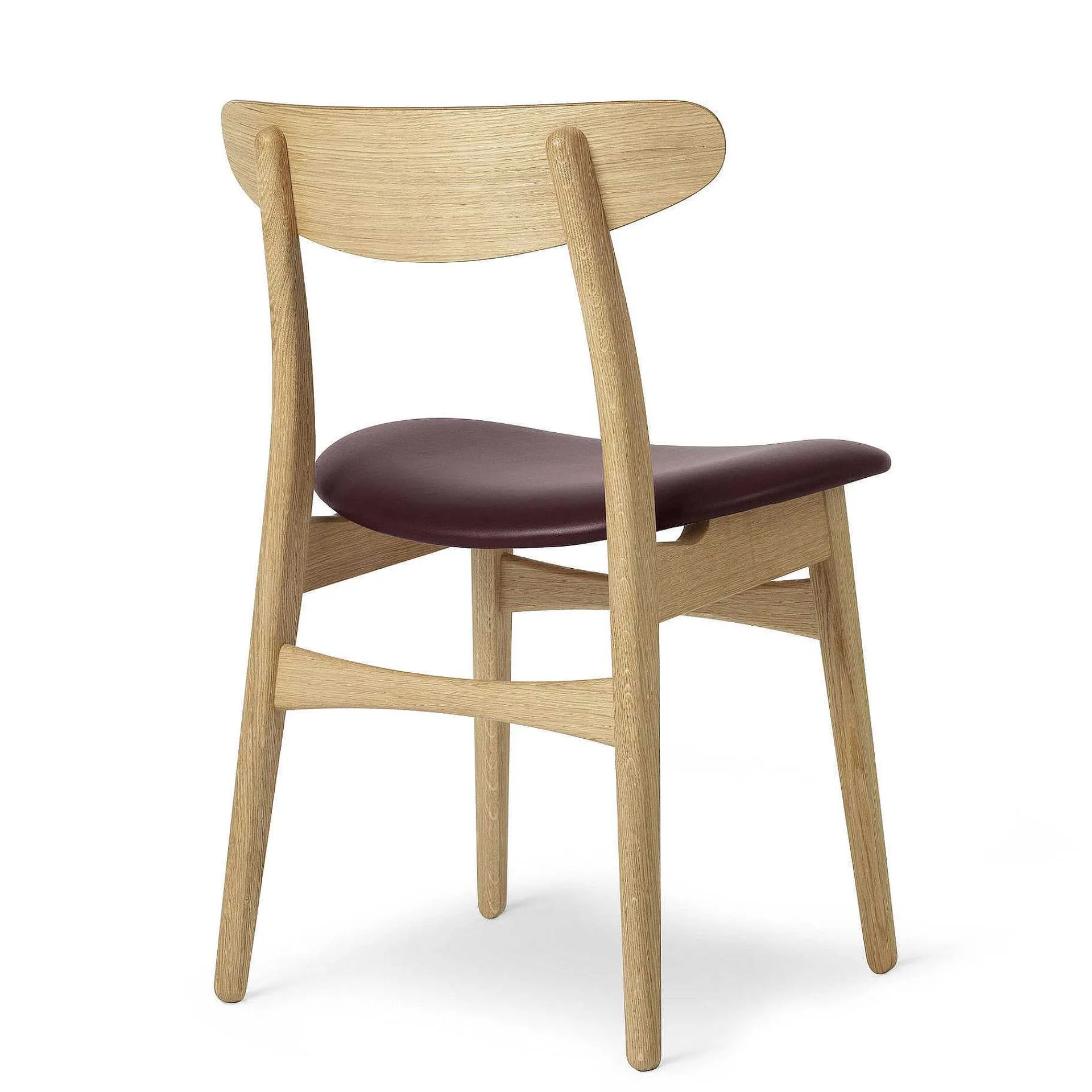 Carl Hansen & Søn Chairs*Ch30P | Chair | Oiled Oak - Amaranth Leather