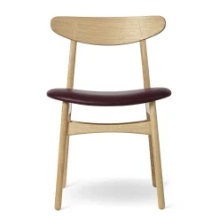 Carl Hansen & Søn Chairs*Ch30P | Chair | Oiled Oak - Amaranth Leather