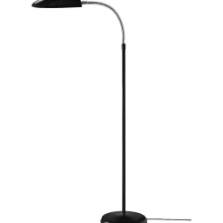 GUBI Pendant Lights*Cobra Floor Lamp | Chrome - Black Semi Matt