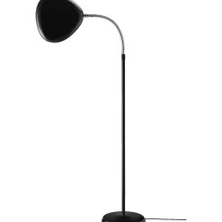 GUBI Pendant Lights*Cobra Floor Lamp | Chrome - Black Semi Matt