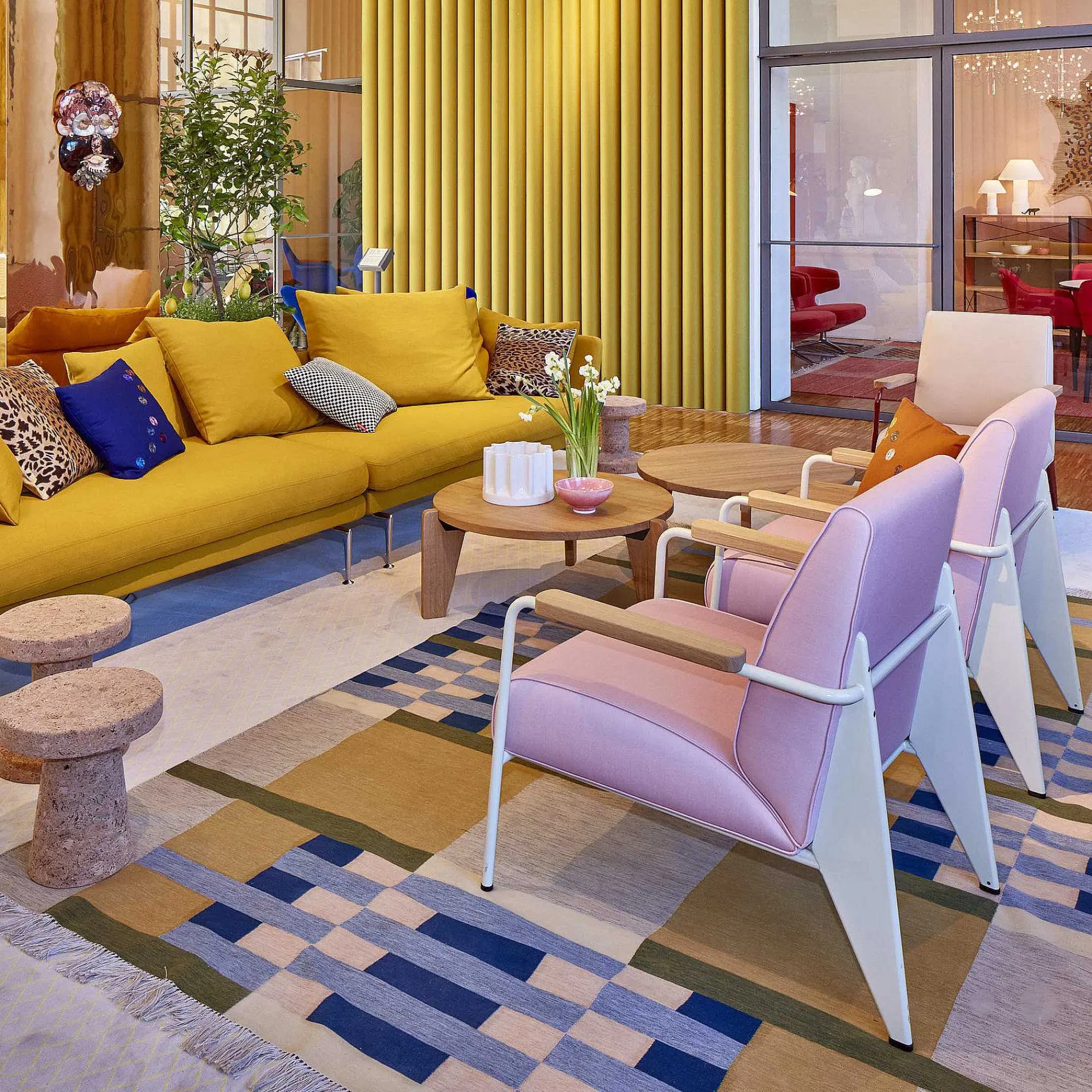 Vitra Stools*Cork Family C | Table | Cork