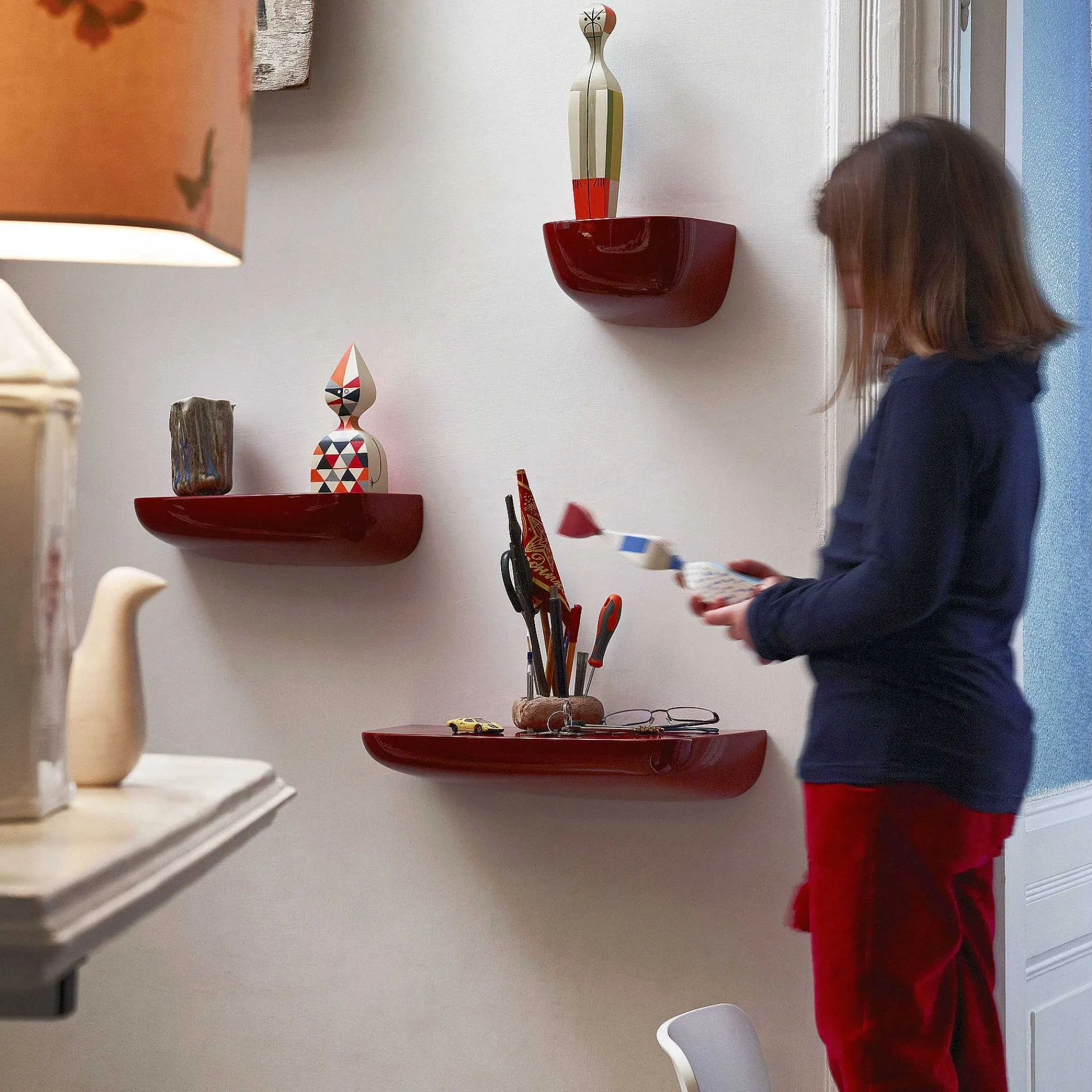 Vitra Shelves*Corniches | Japanese Red - Medium