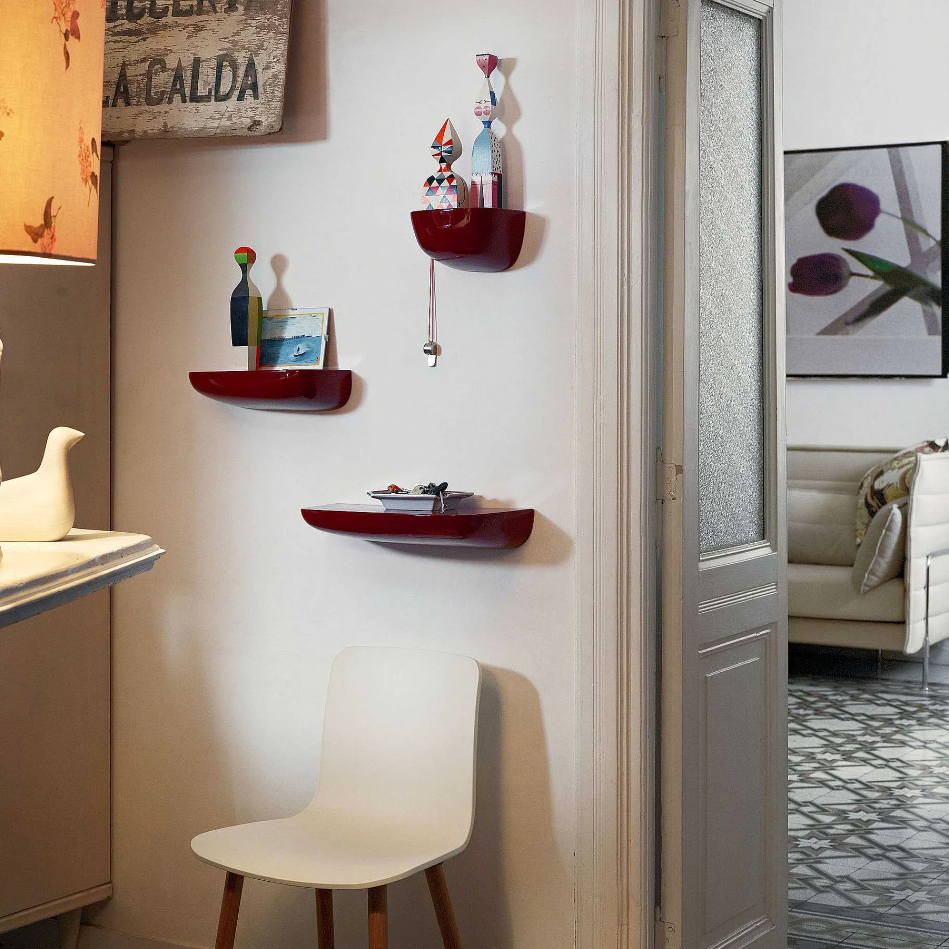 Vitra Shelves*Corniches | Japanese Red - Small