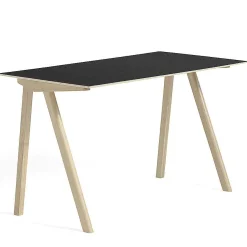 HAY Desks And Office Tables*Cph 90 Desk | Desk | Oak/Black Linoleum