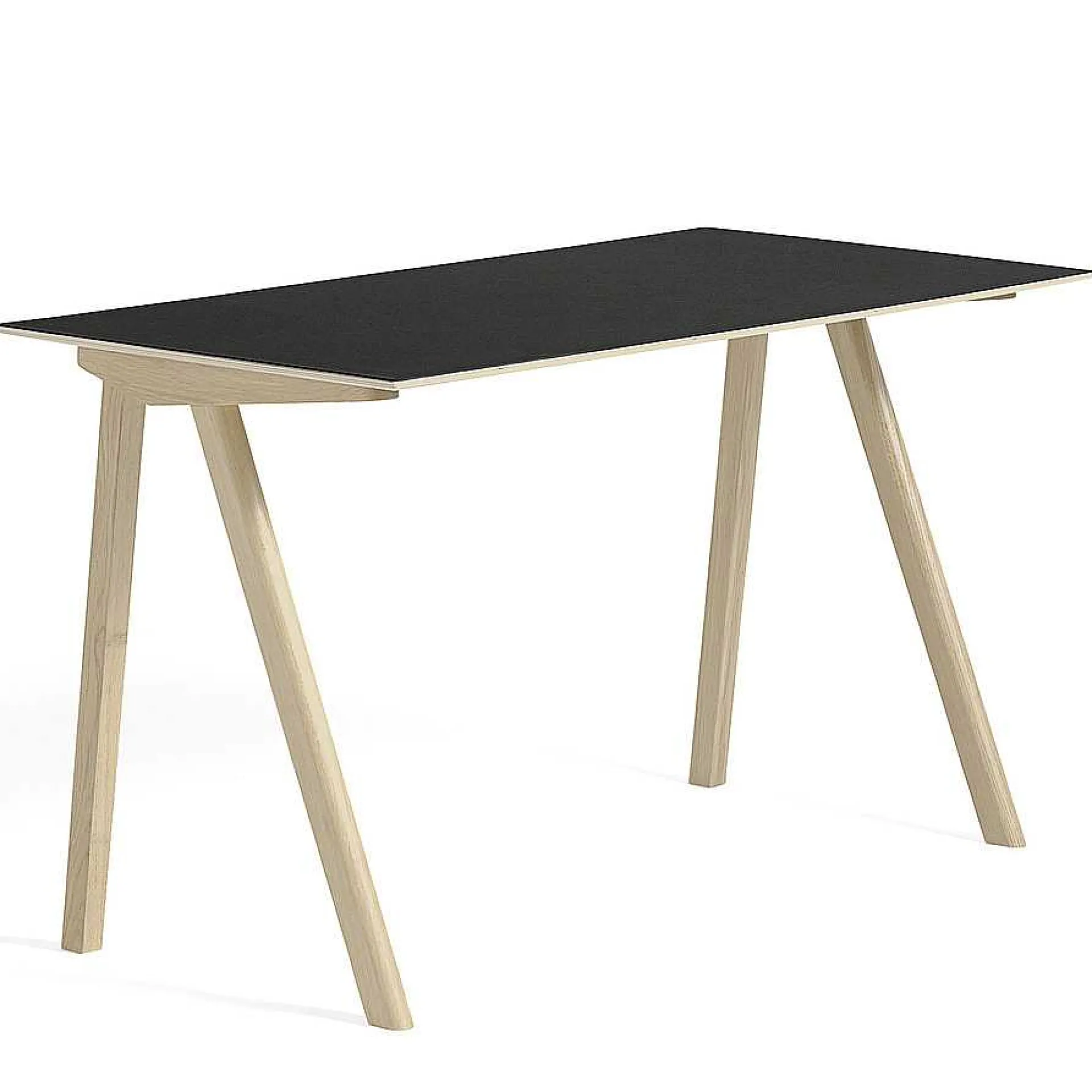 HAY Desks And Office Tables*Cph 90 Desk | Desk | Oak/Black Linoleum