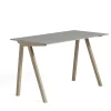 HAY Desks And Office Tables*Cph 90 Desk - Soaped Solid Oak - Grey Linoleum Tabletop