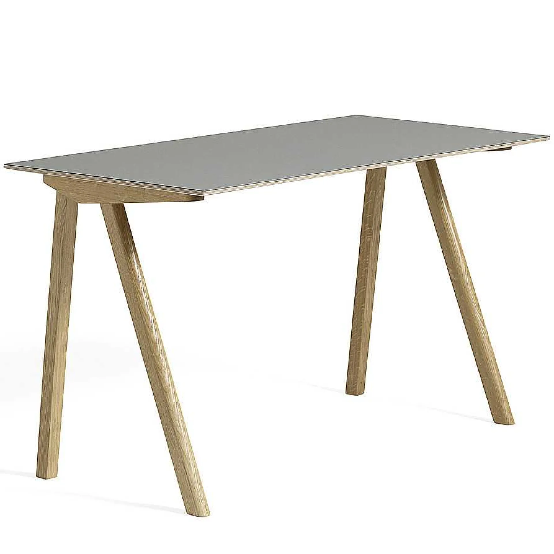 HAY Desks And Office Tables*Cph 90 Desk | Solid Oak/Grey Linoleum