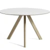 HAY Dining Tables*Cph 20 Round Table | Soaped Oak/White Laminate