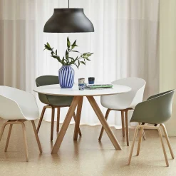 HAY Dining Tables*Cph 20 Round Table | Solid Oak/White Laminate