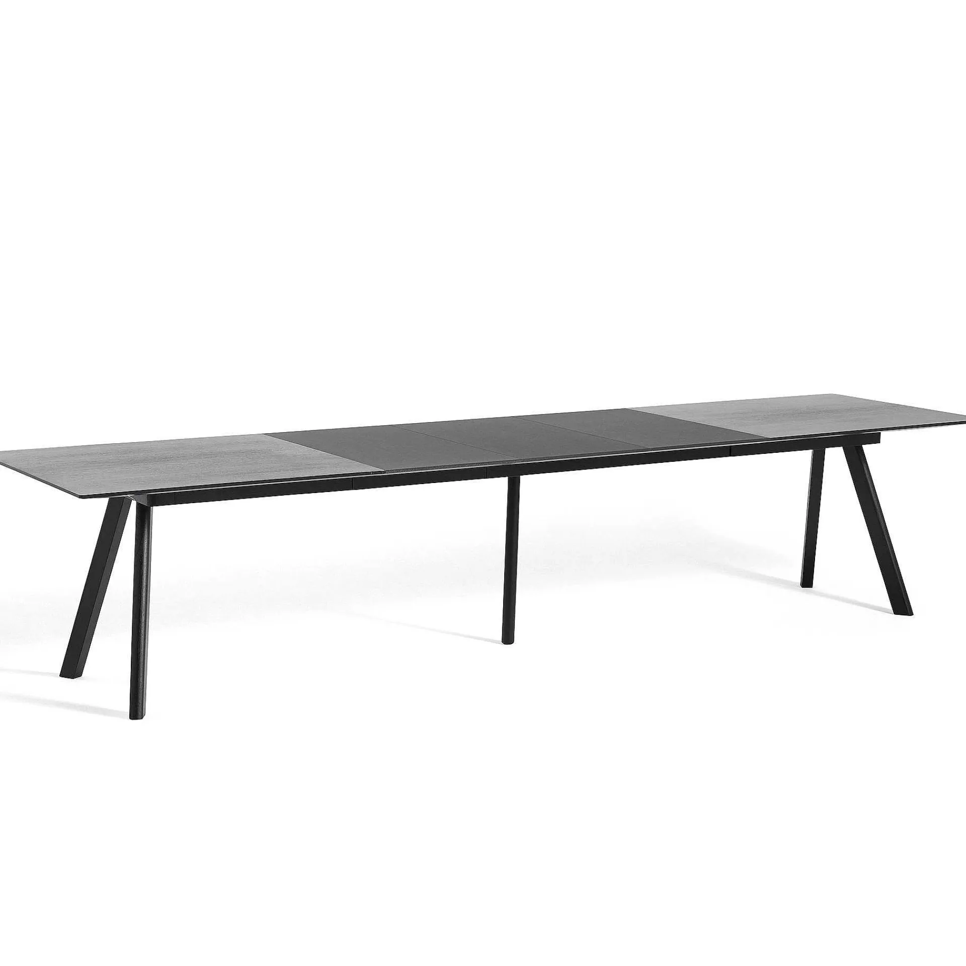 HAY Extending Tables*Cph 30 Table Extendable | Black Lacquered Oak | L 200/400