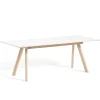 HAY Extending Tables*Cph 30 Table Extendable | Solid Oak/White Laminate | L 160/310