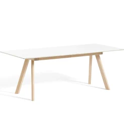 HAY Extending Tables*Cph 30 Table Extendable | Solid Oak/White Laminate | L 160/310