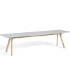 HAY Extending Tables*Cph 30 Table Extendable | Solid Oak /Grey Linoleum | L 200/400