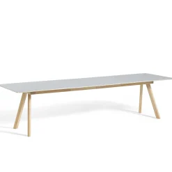 HAY Extending Tables*Cph 30 Table Extendable | Solid Oak /Grey Linoleum | L 200/400