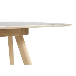 HAY Extending Tables*Cph 30 Table Extendable | Solid Oak /Grey Linoleum | L 200/400