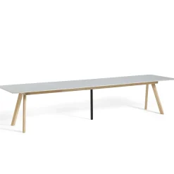 HAY Extending Tables*Cph 30 Table Extendable | Solid Oak /Grey Linoleum | L 200/400