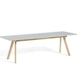 HAY Extending Tables*Cph 30 Table Extendable | Solid Oak /Grey Linoleum | L 200/400