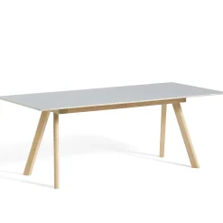 HAY Extending Tables*Cph 30 Table Extendable | Solid Oak /Grey Linoleum | L 200/400