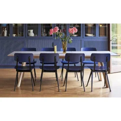 HAY Extending Tables*Cph 30 Table Extendable | Solid Oak /Grey Linoleum | L 200/400