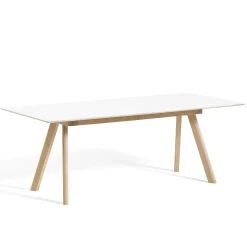 HAY Extending Tables*Cph 30 Table Extendable | Solid Oak/White | L 200/400