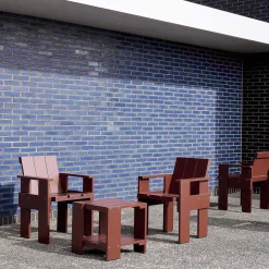 HAY Outdoor Chairs*Crate Dining Chair | Outdoor Dining Chair | Iron Red