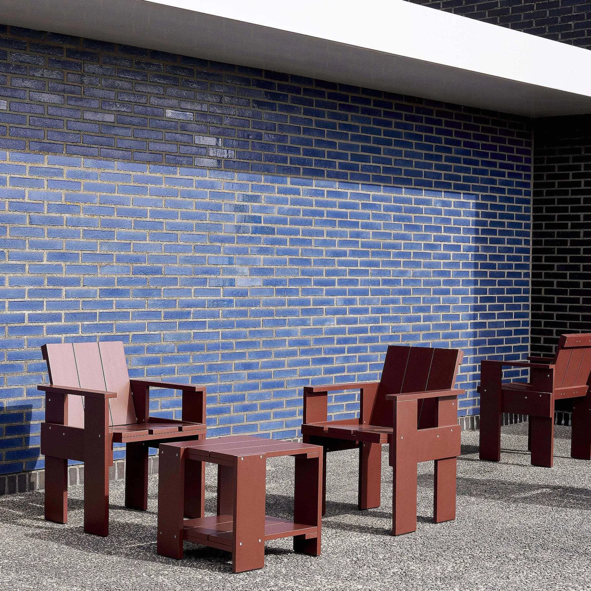 HAY Outdoor Chairs*Crate Dining Chair | Outdoor Dining Chair | Iron Red