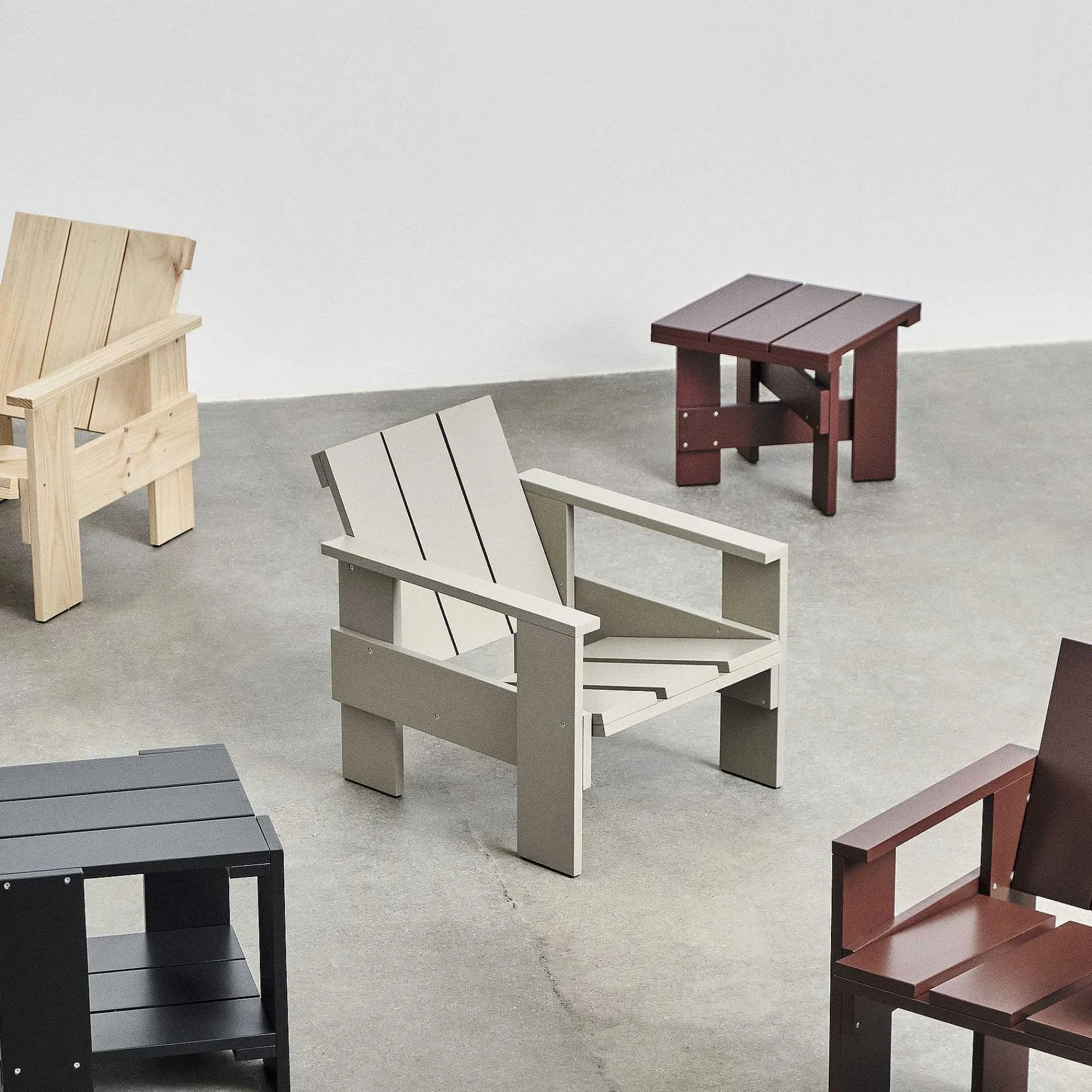 HAY Sofas And Armchairs*Crate Lounge Chair | Outdoor Lounge Chair | London Fog