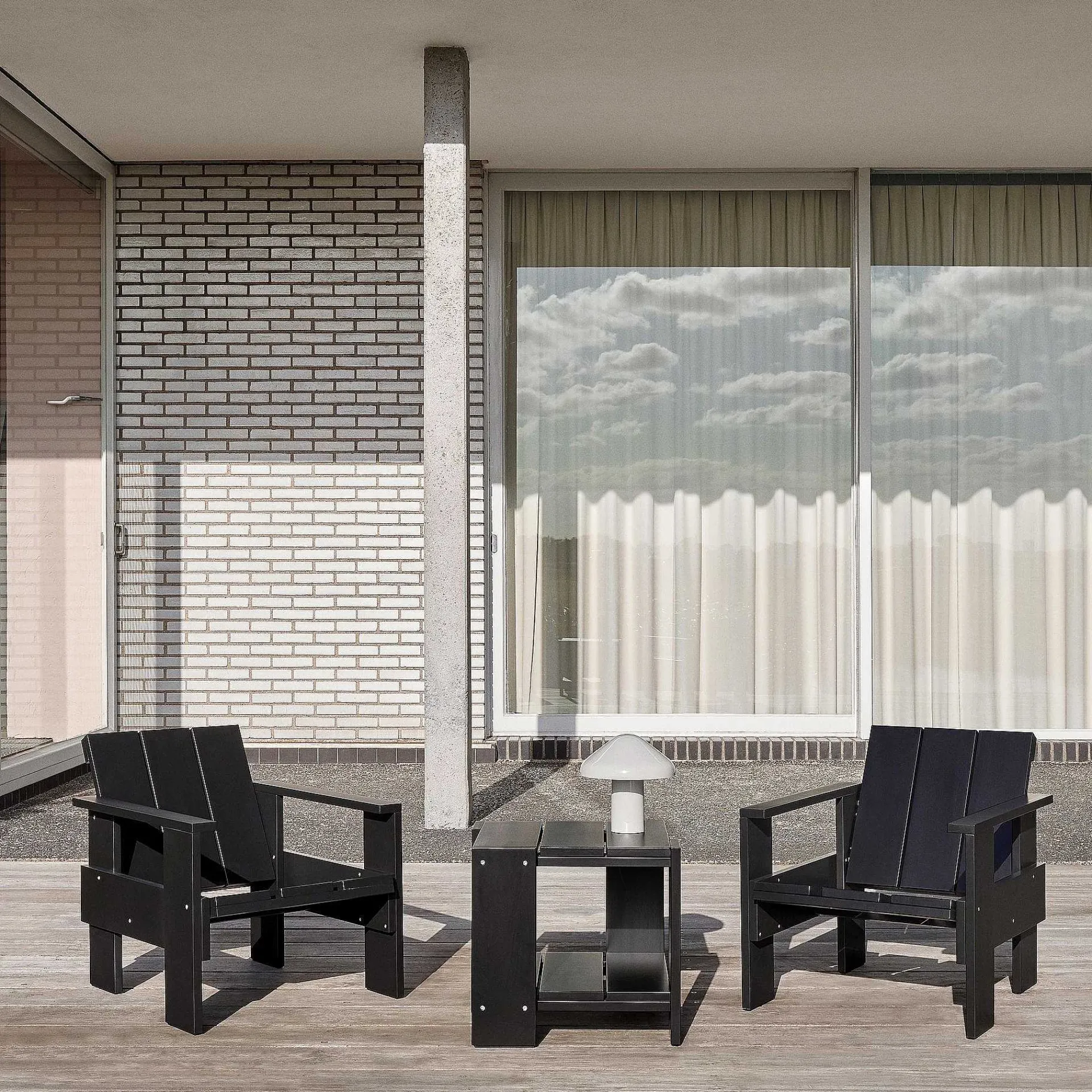 HAY Sofas And Armchairs*Crate Lounge Chair | Outdoor Lounge Chair | Black