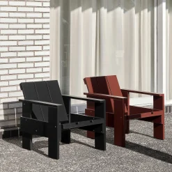 HAY Sofas And Armchairs*Crate Lounge Chair | Outdoor Lounge Chair | Black